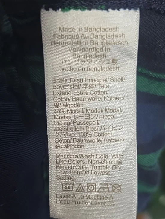 J. Crew Black Watch Plaid Pajama Set - Size XS - Picture 10 of 10